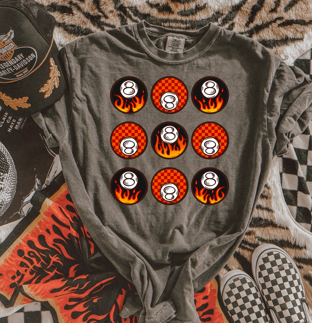 🔥🎱 Flamin 8’s tee🔥🎱 product image 1