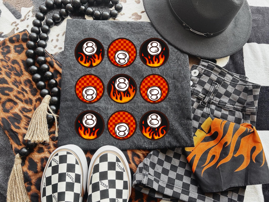 🔥🎱 Flamin 8’s tee🔥🎱 product image 3