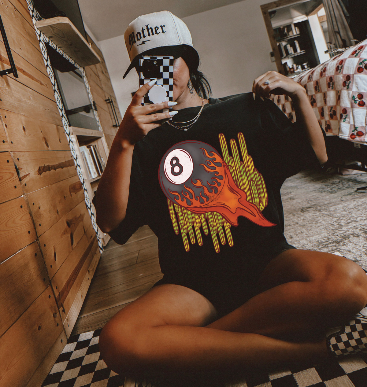 8ball of Fire Tee product image 1