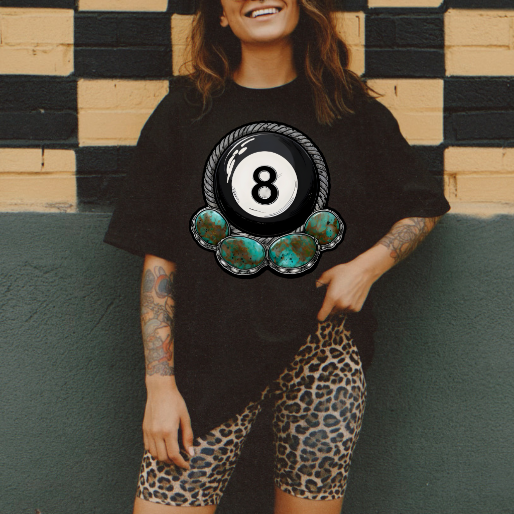 8ball with Turquoise Tee product image 2
