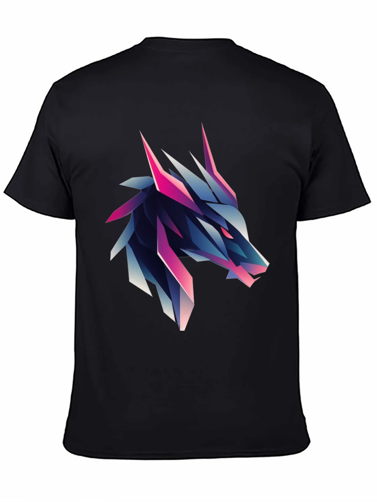 Geometric Wolf Graphic Tee - Bold & Modern product image 2