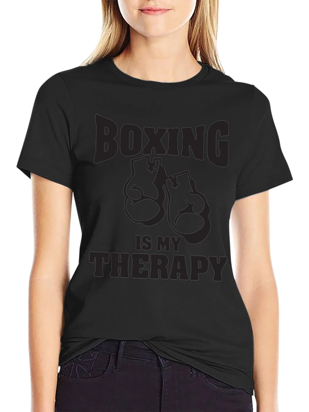 Boxing is My Therapy Graphic T-Shirt product image 1