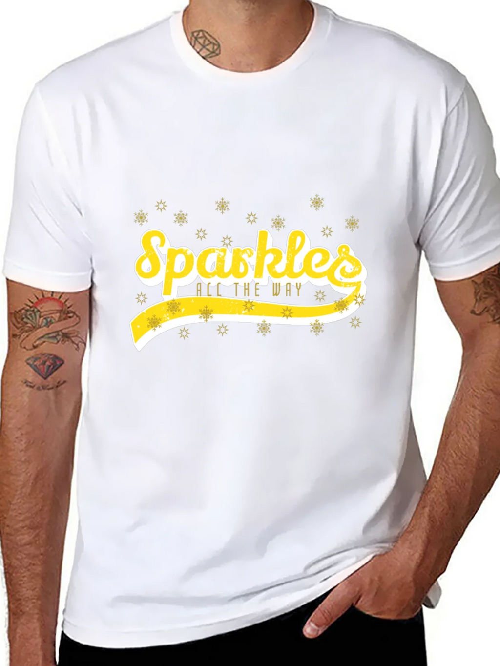 Sparkles All The Way Holiday T-Shirt product image 5