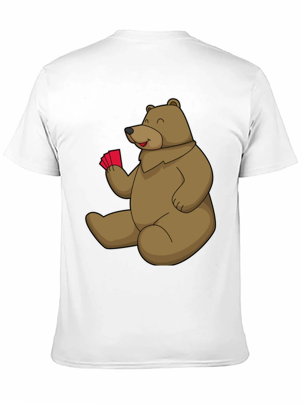 Bear Playing Cards Graphic Tee product image 4