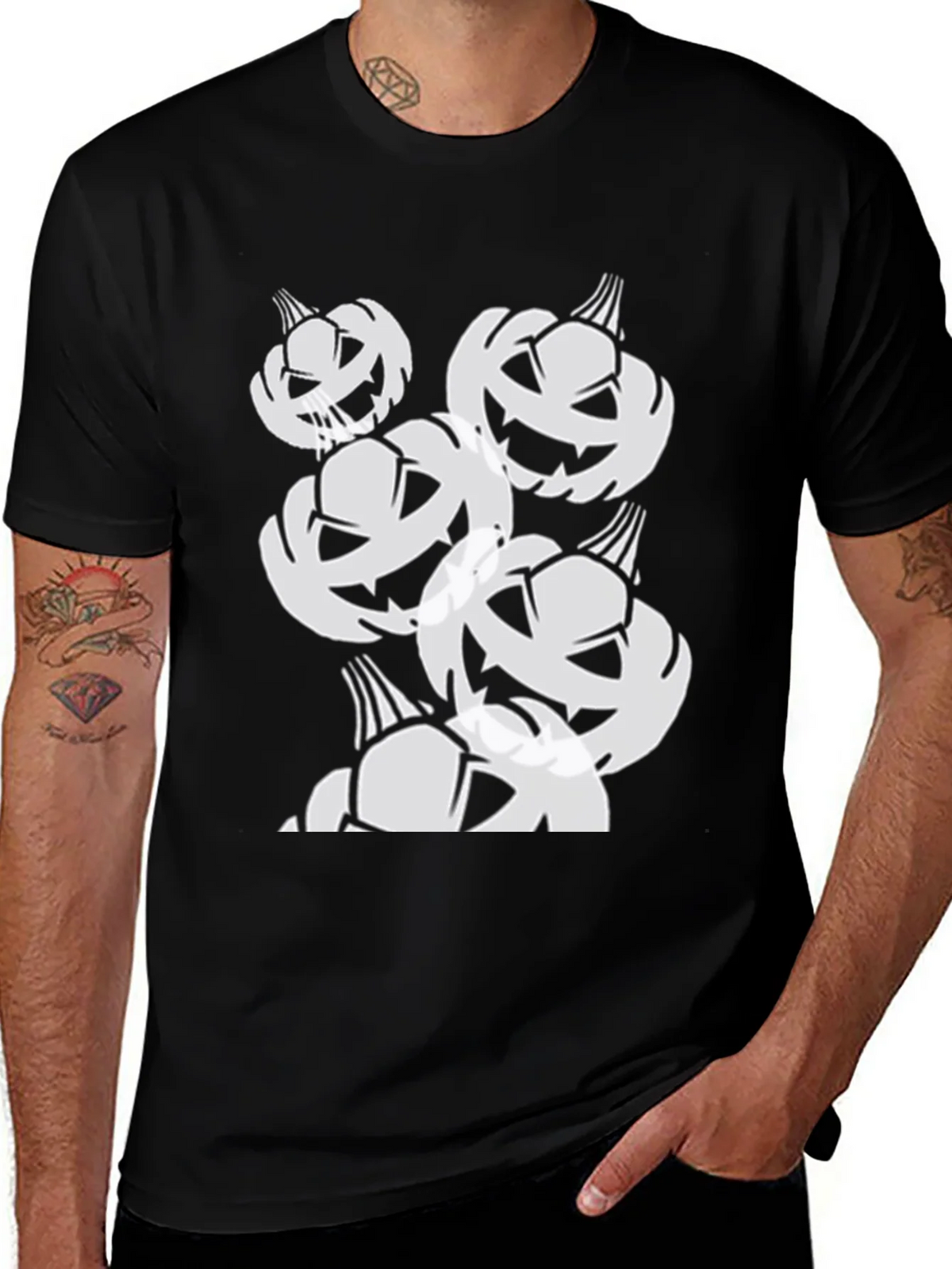 Spooky Pumpkins Halloween T-Shirt product image 1