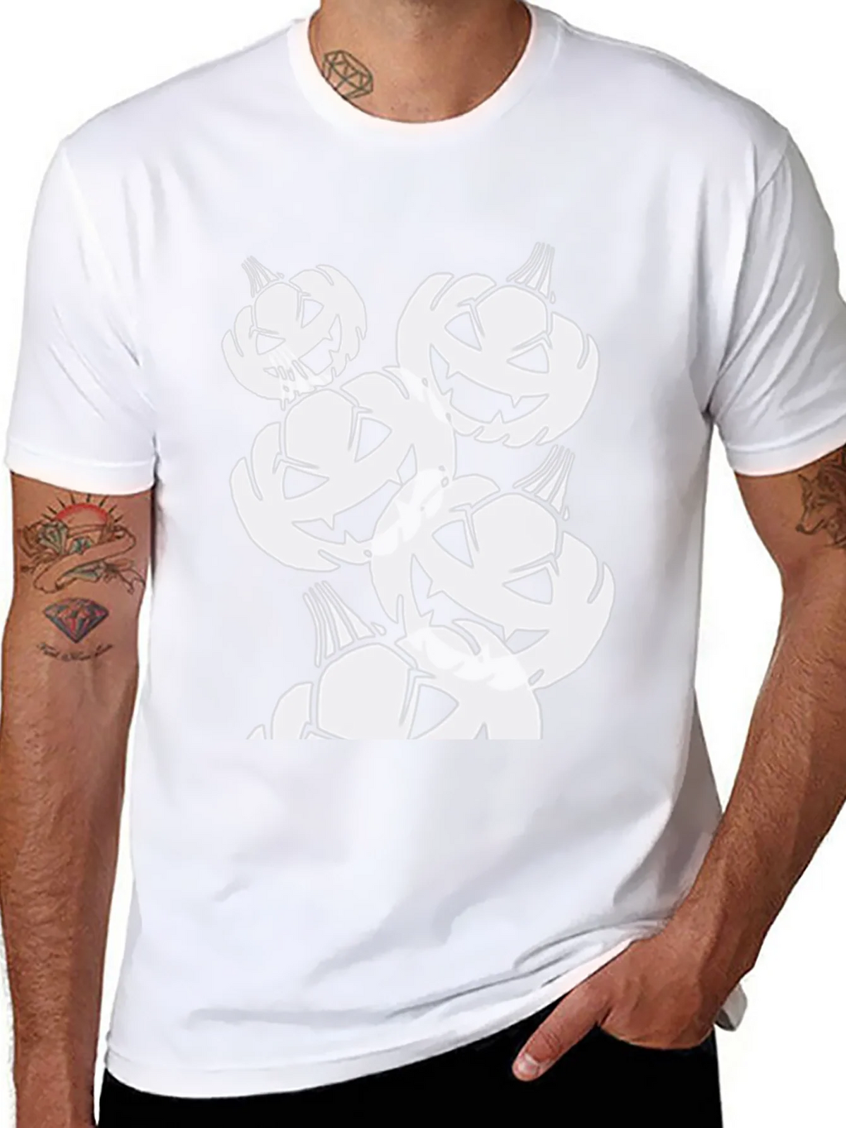 Spooky Pumpkins Halloween T-Shirt product image 7