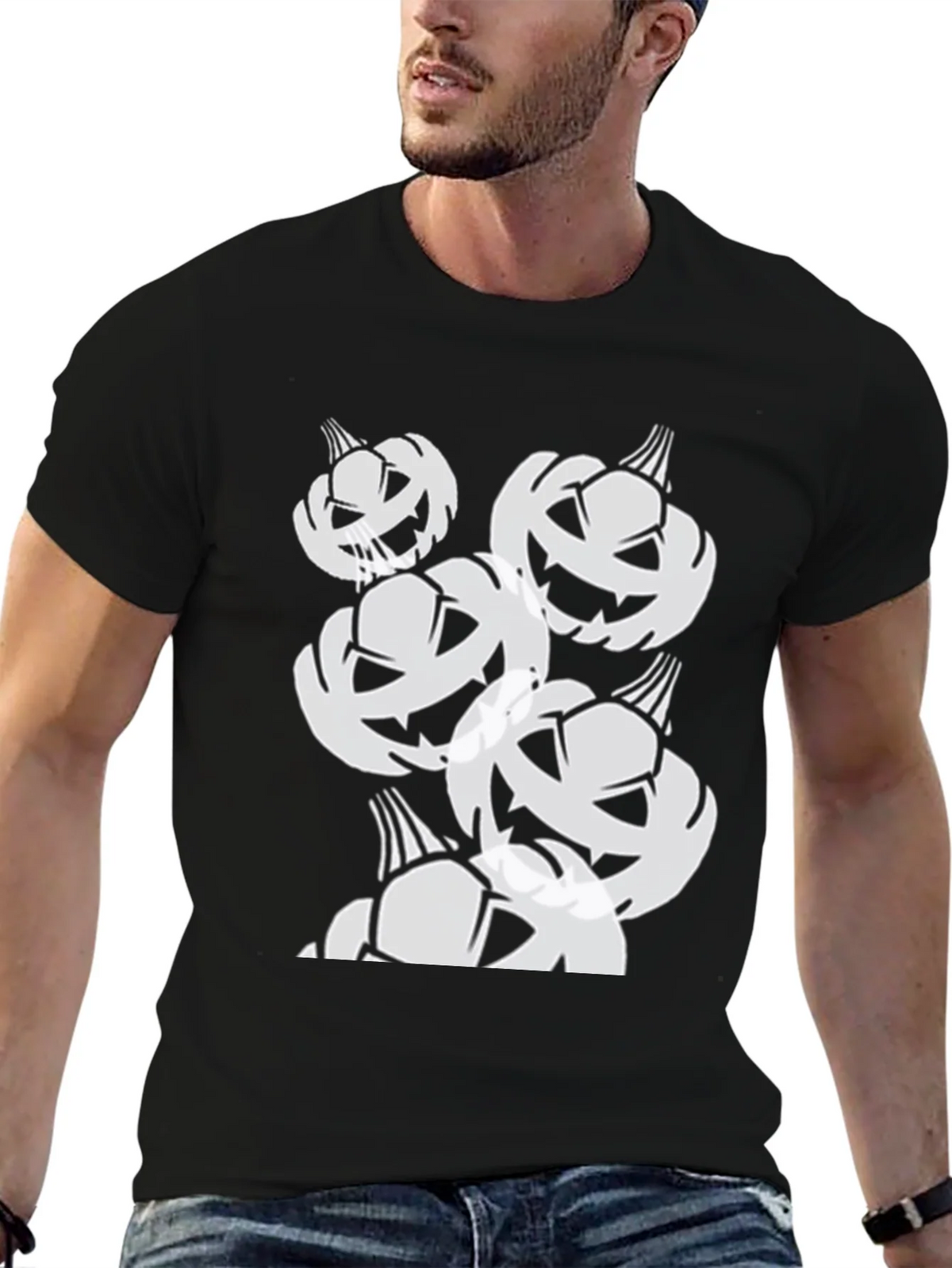 Spooky Pumpkins Halloween T-Shirt product image 6