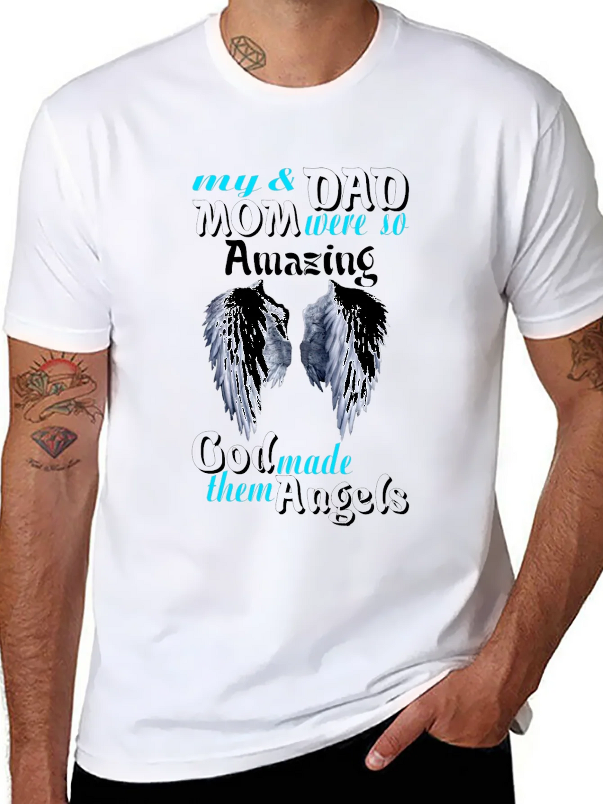 My Mom & Dad Were So Amazing T-Shirt Angels product image 5