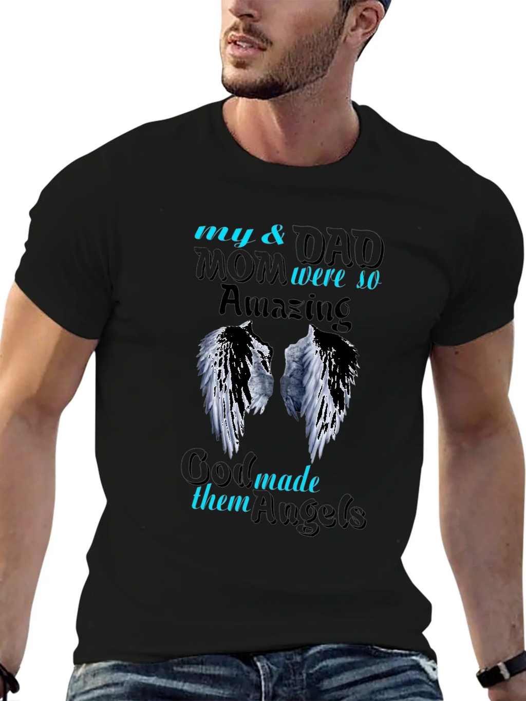 My Mom & Dad Were So Amazing T-Shirt Angels product image 4