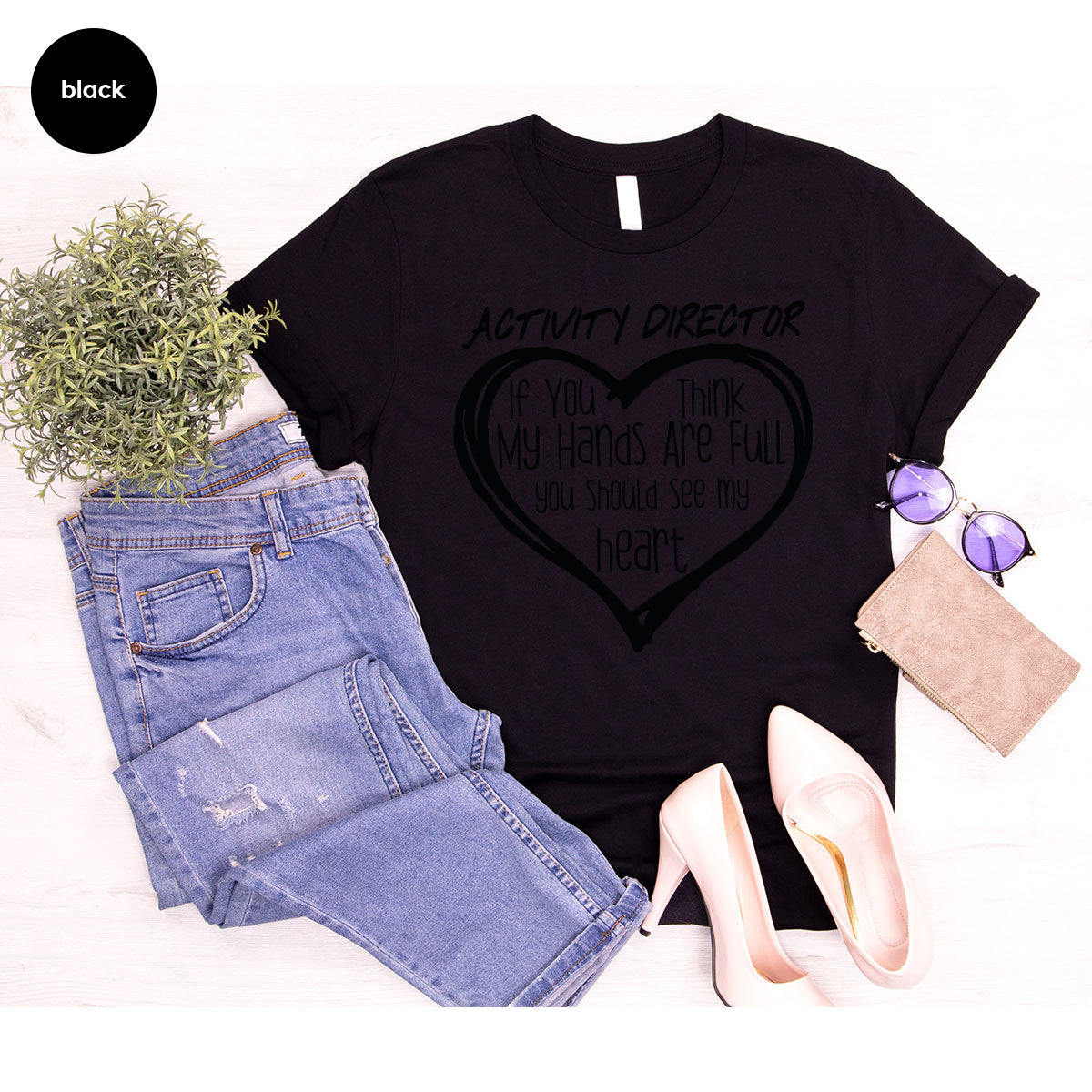 Activity Director Shirt, Love Heart Gift For Couples product image 48