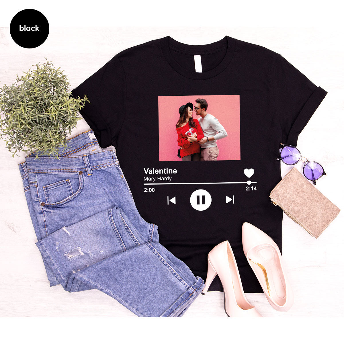 Custom Photo Valentine's Day Shirt, Personalized Gift product image 14