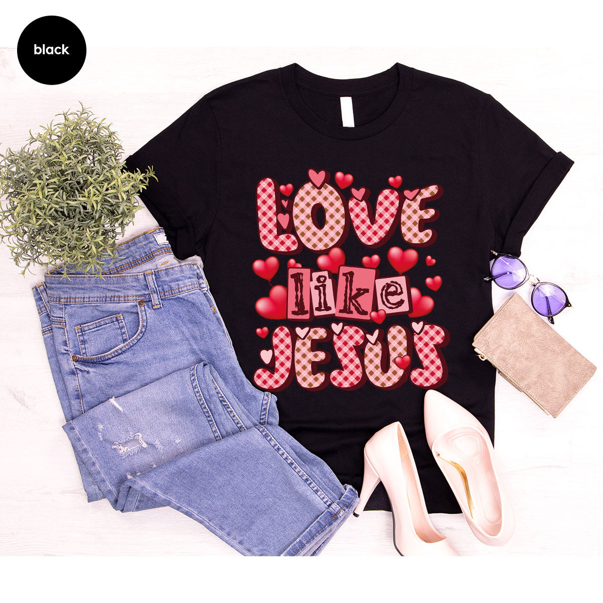 Love Like Jesus Shirt, Valentine's Day Best Gift for Lovers product image 62