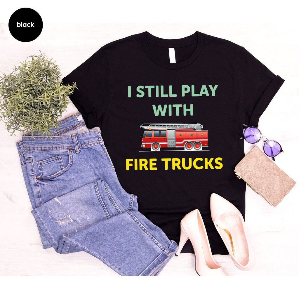 Fire Truck Shirt, Funny Fighter T-Shirt, Fireman Tee product image 64