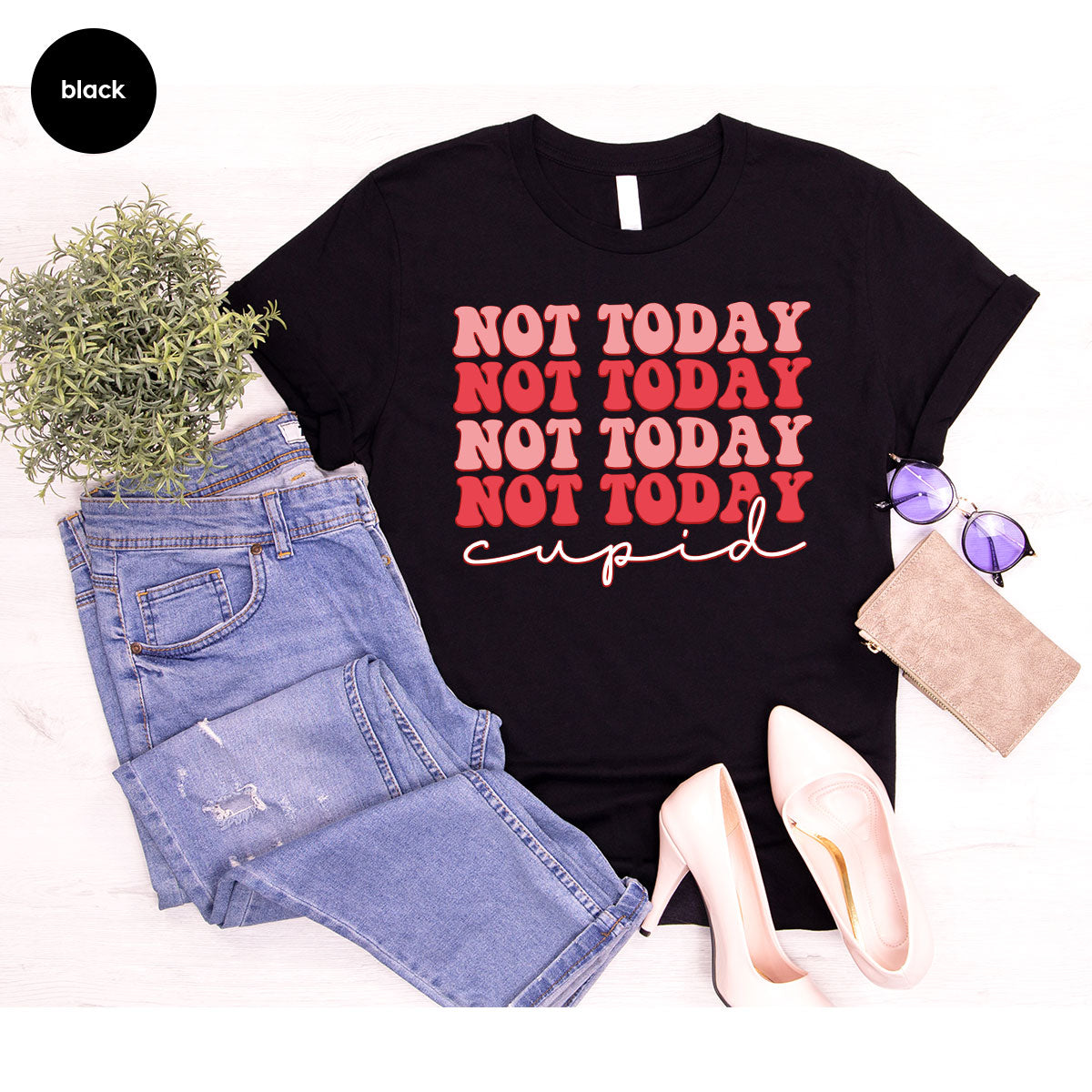 Not Today Shirt, Cupid T-Shirt, Cute Tee product image 20