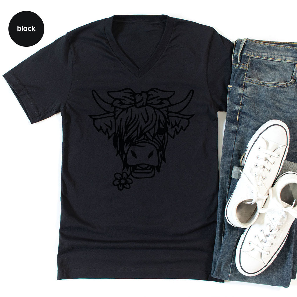 Cool Bull Shirt, With Flower T-Shirt, Funny product image 18
