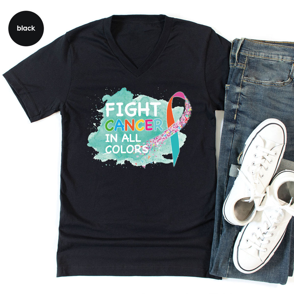 Fight Against Cancer Shirt, Warrior T-Shirt, With All Colors product image 52