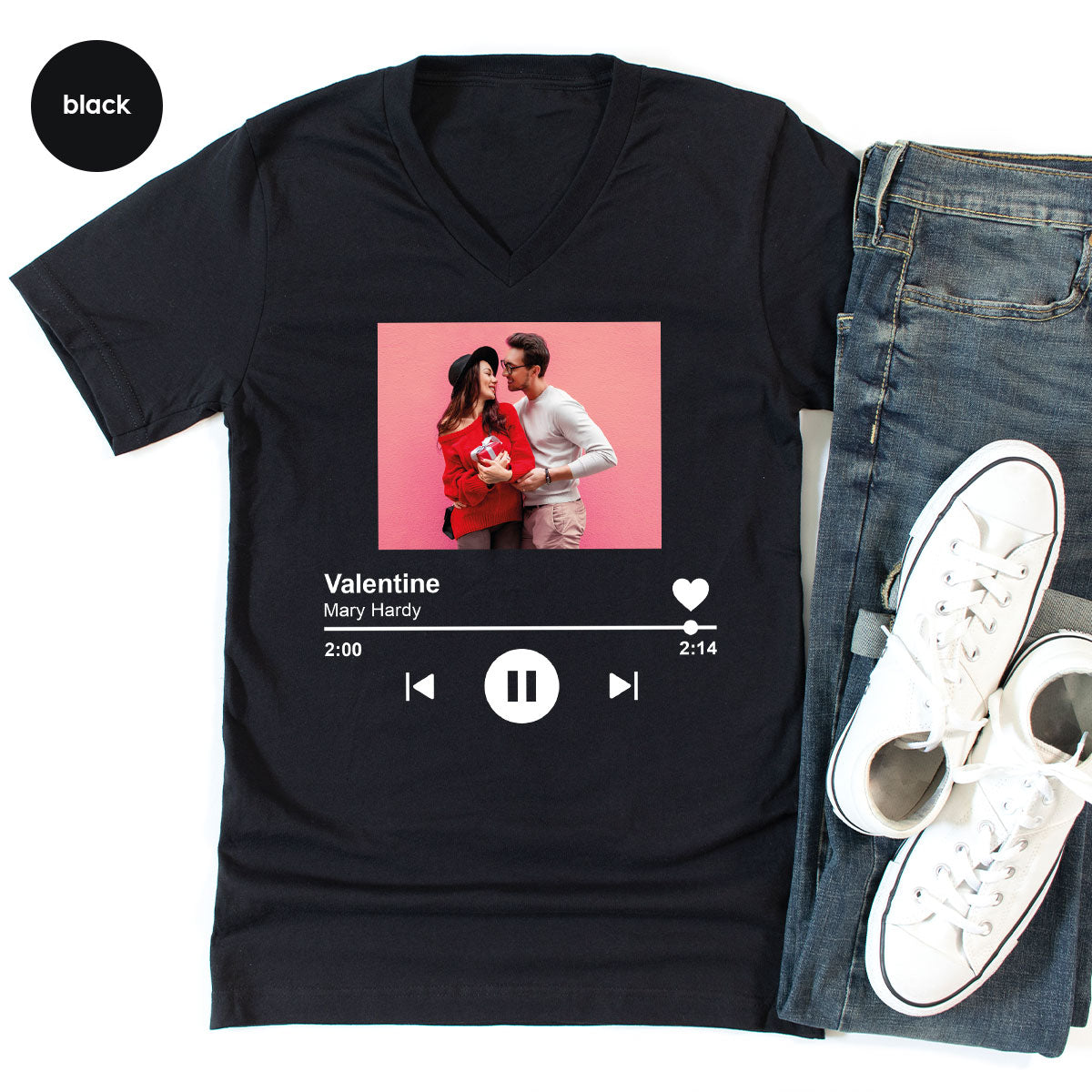 Custom Photo Valentine's Day Shirt, Personalized Gift product image 15