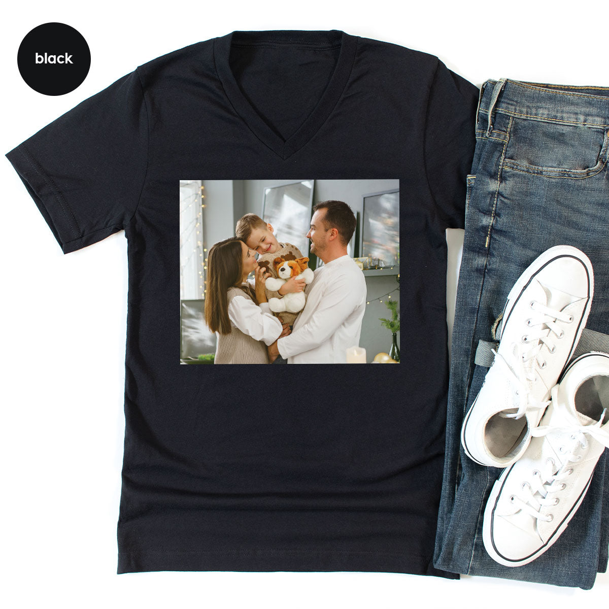 Custom Family T-Shirt, Customizable Photo Shirt, Baby Tee, product image 51