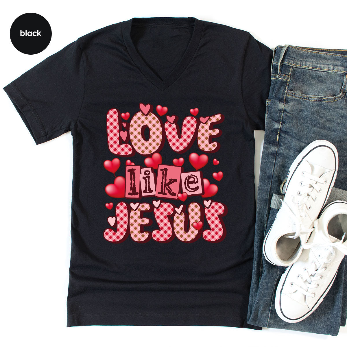 Love Like Jesus Shirt, Valentine's Day Best Gift for Lovers product image 63