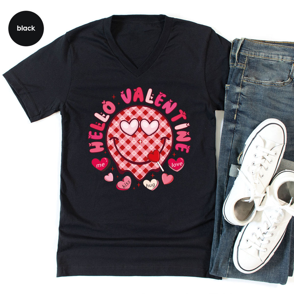 Hello Valentine Shirt, Valentine's Day Love Gift for My product image 47