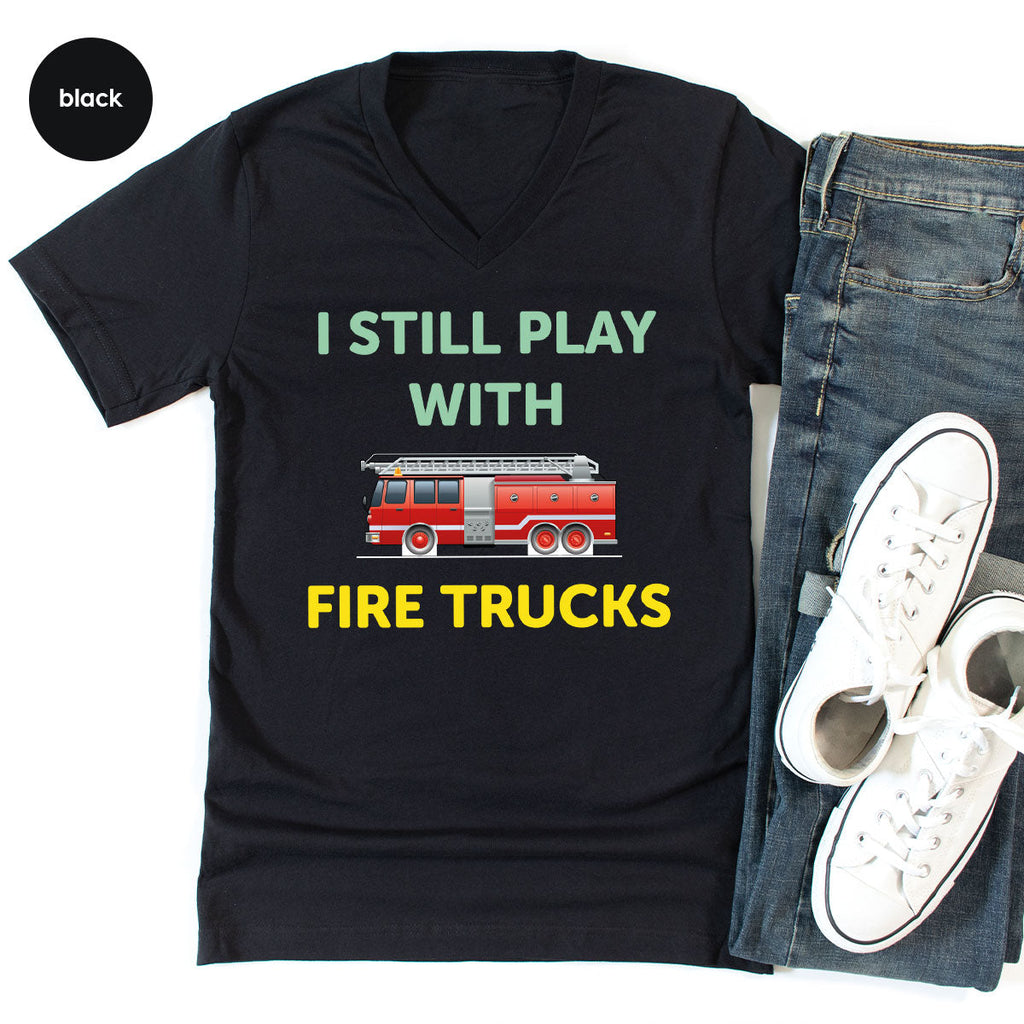 Fire Truck Shirt, Funny Fighter T-Shirt, Fireman Tee product image 65