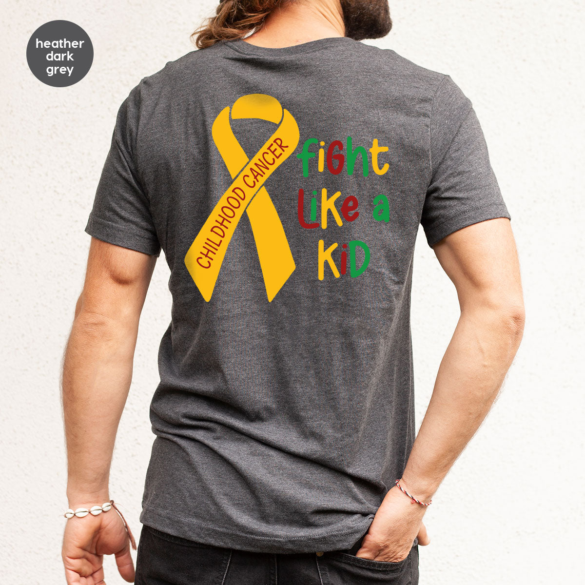 Fighting Like A Kid Shirt, Cancer Fight Childhood Canver product image 50