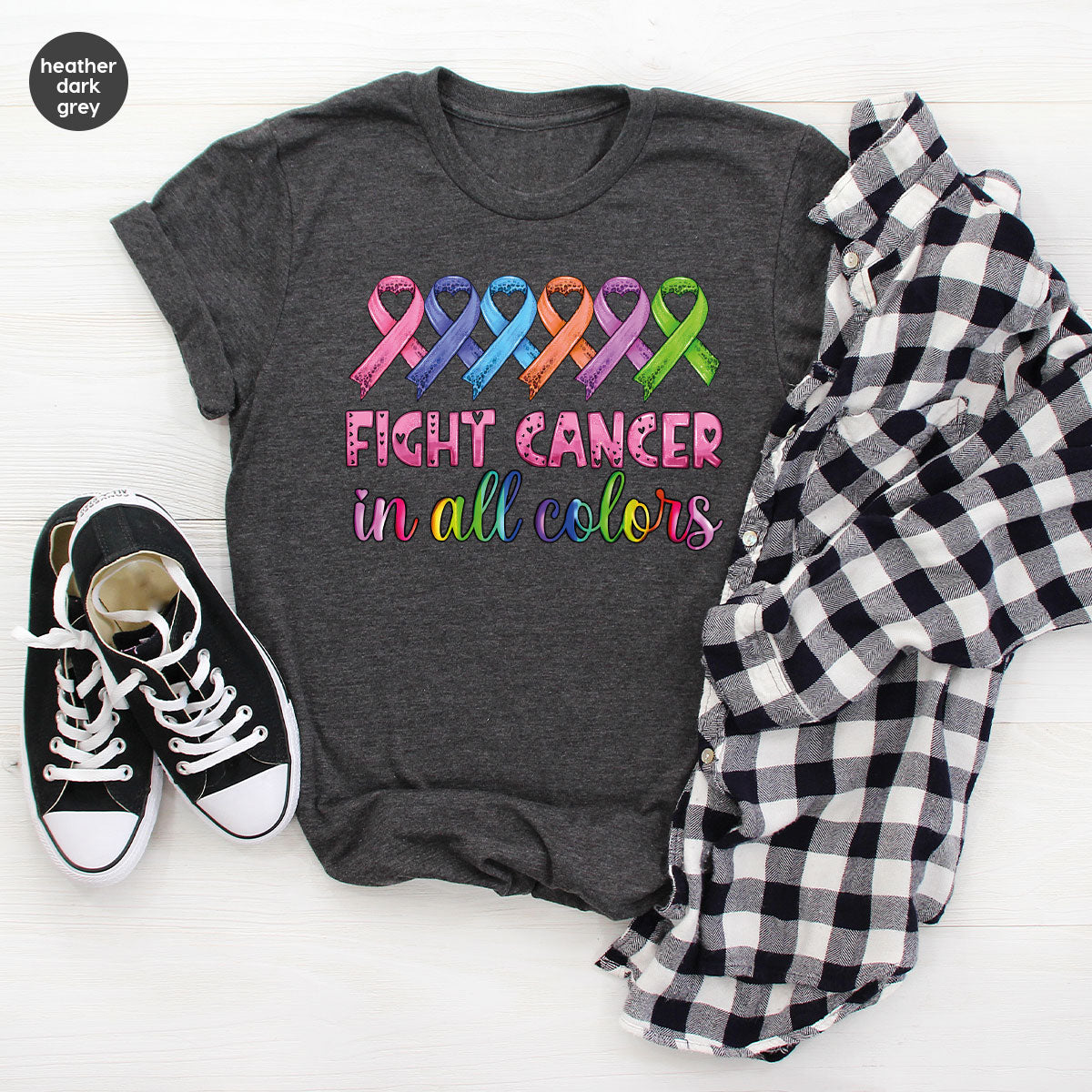 Lung Cancer Shirt, Family Support T-Shirt product image 59