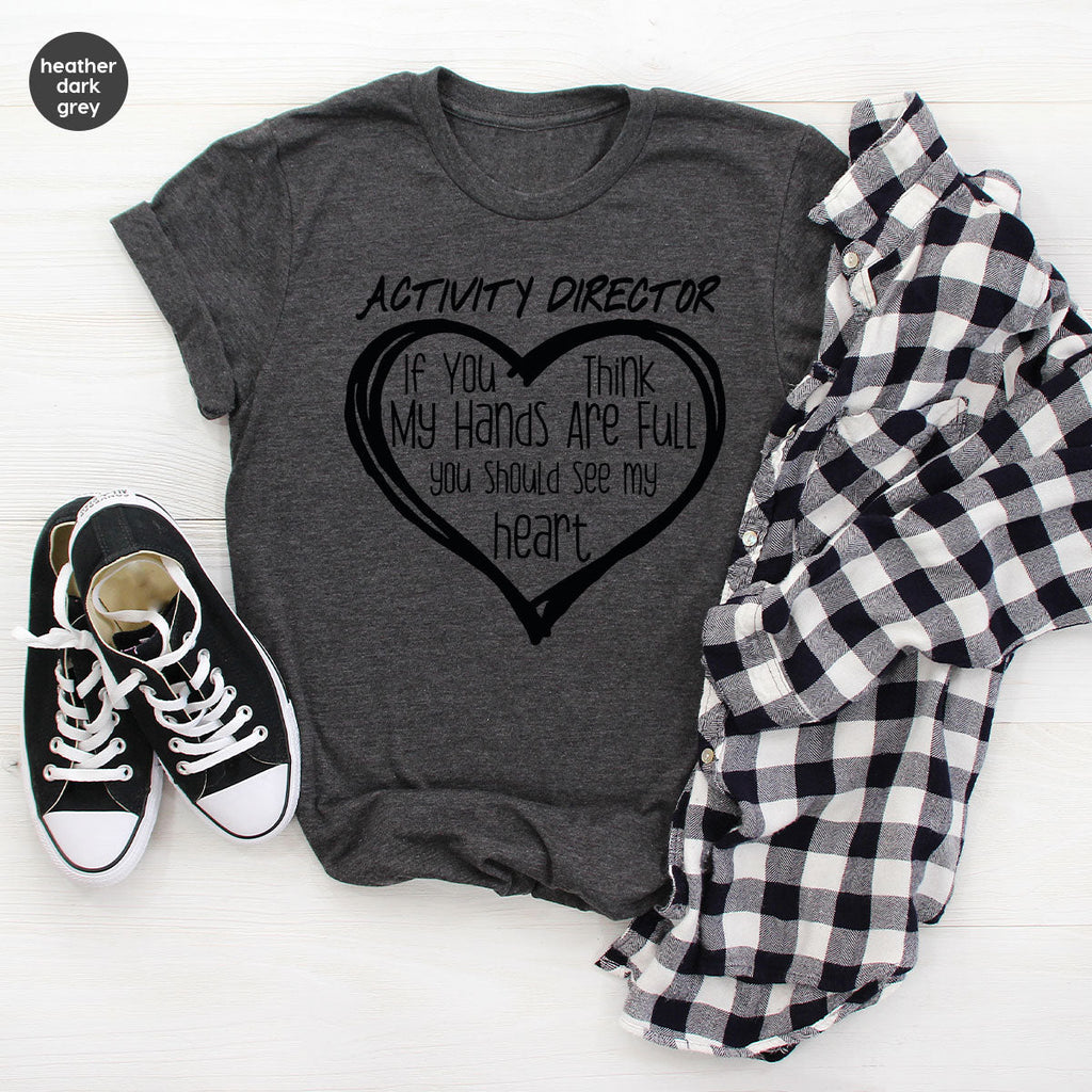 Activity Director Shirt, Love Heart Gift For Couples product image 51