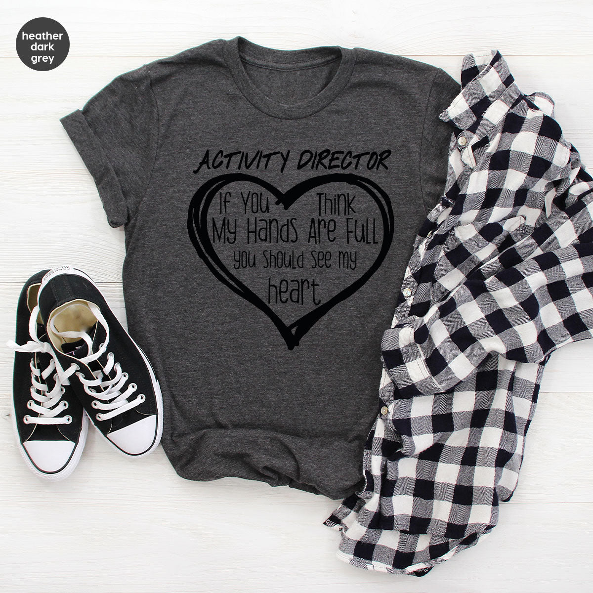 Activity Director Shirt, Love Heart Gift For Couples product image 51