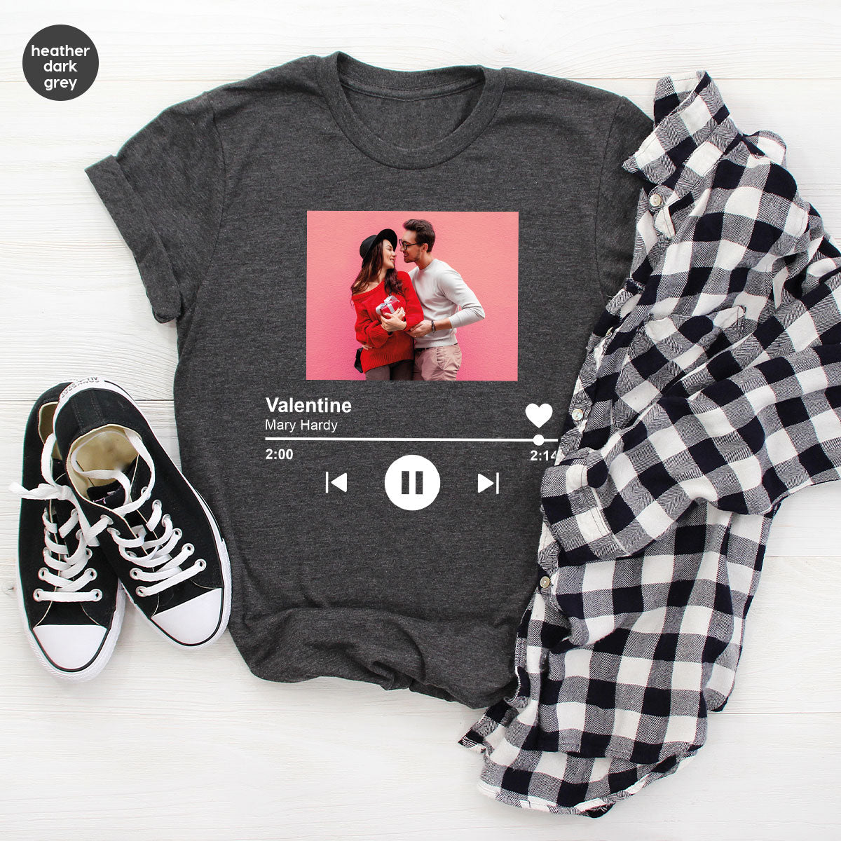 Custom Photo Valentine's Day Shirt, Personalized Gift product image 17