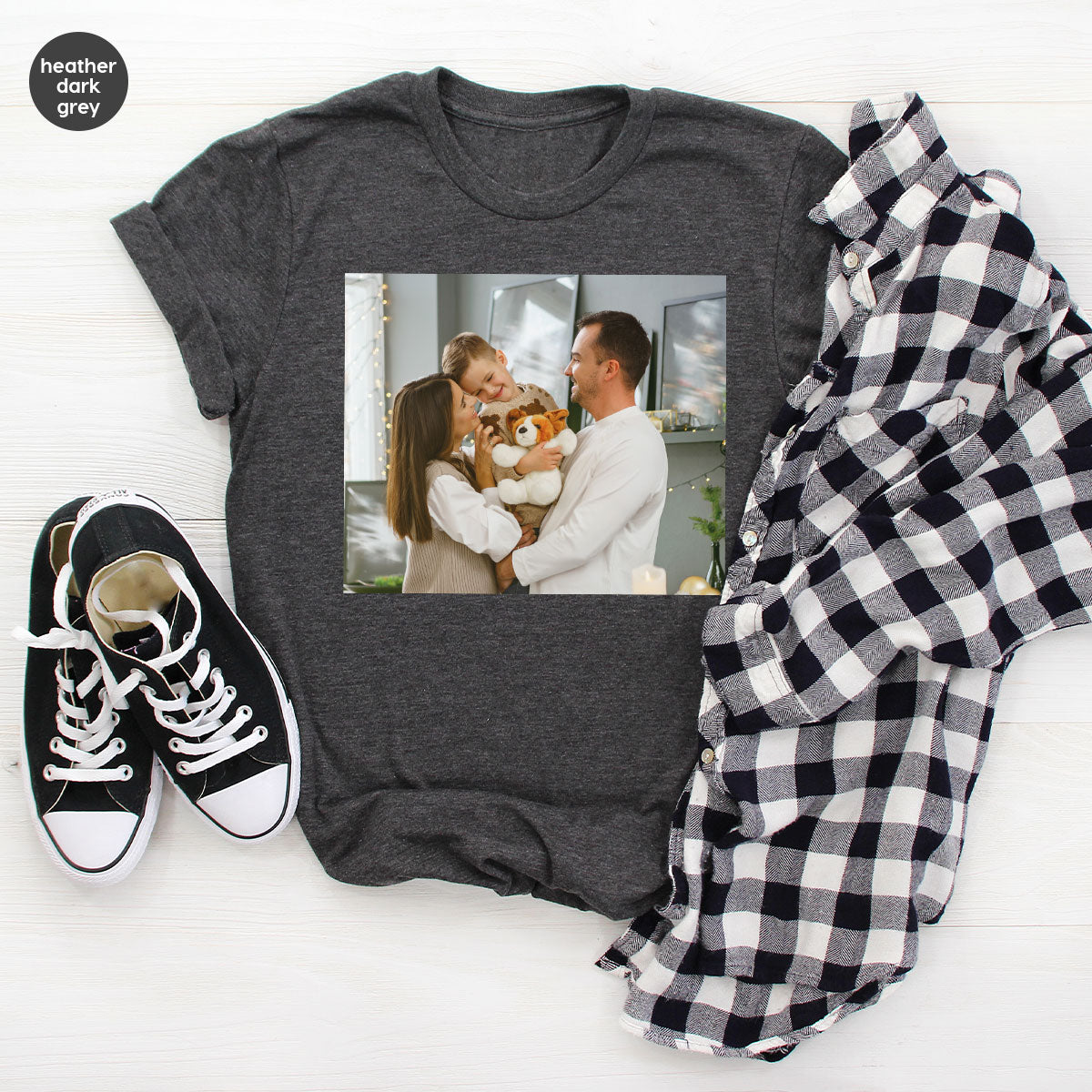 Custom Family T-Shirt, Customizable Photo Shirt, Baby Tee, product image 53