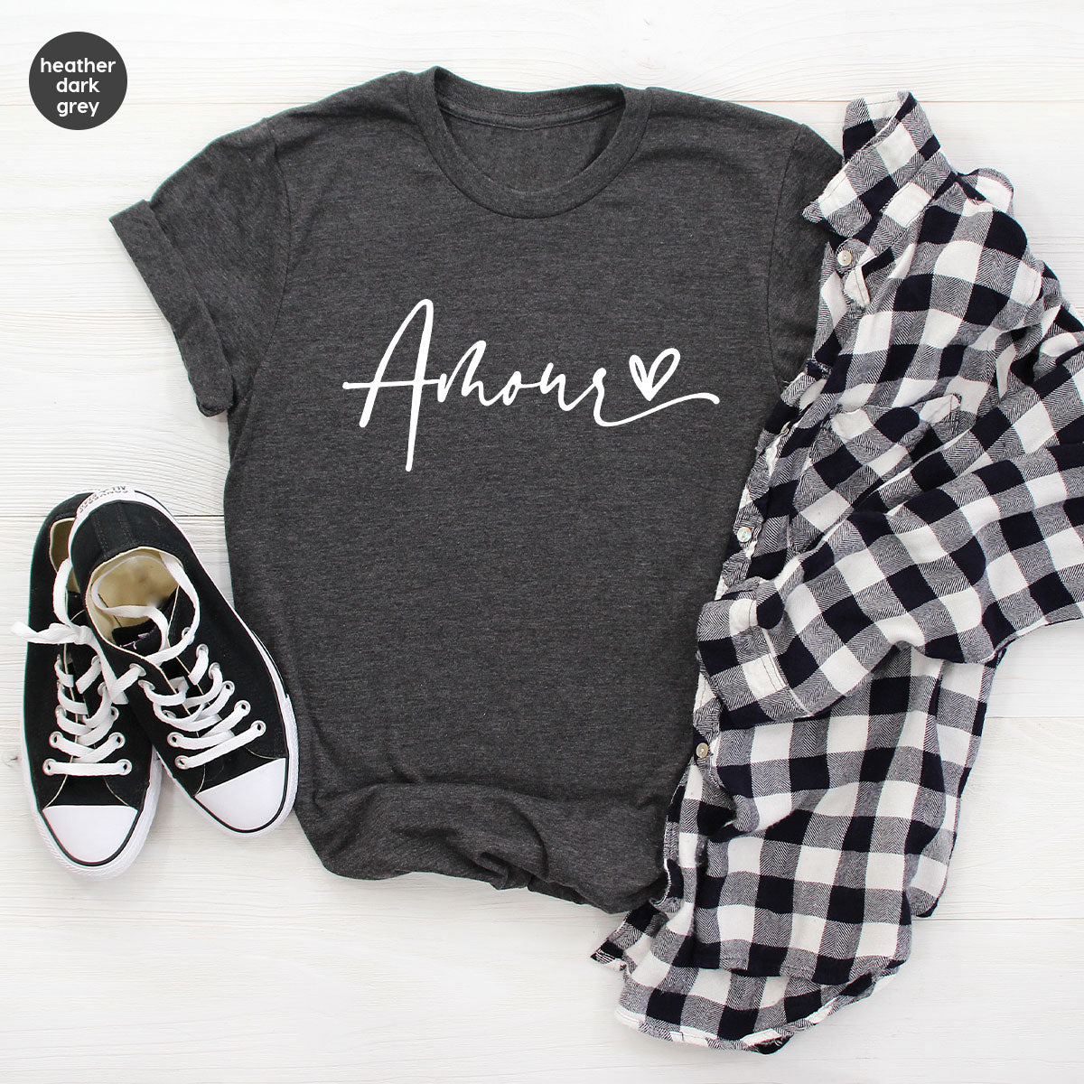 Among T-Shirt, Love Shirt, Heart Valentine's Tee product image 66