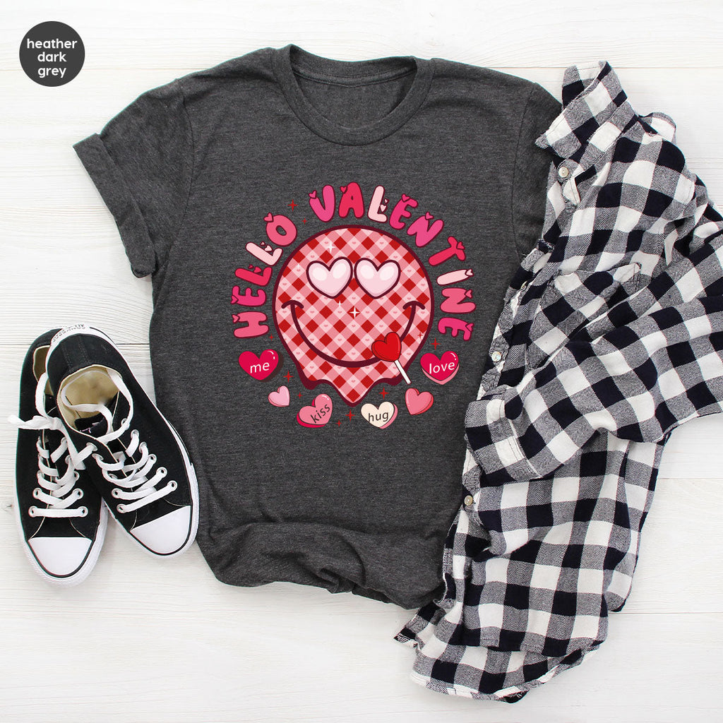 Hello Valentine Shirt, Valentine's Day Love Gift for My product image 50
