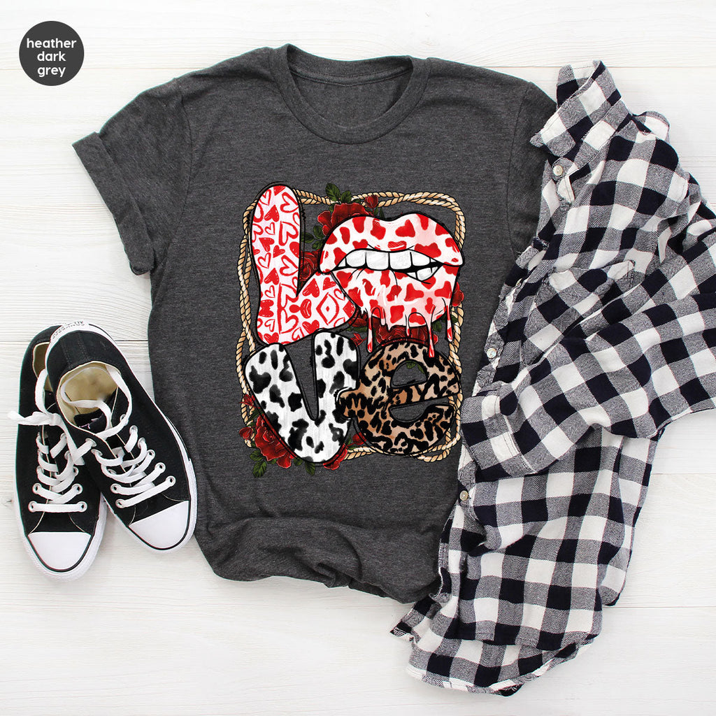 Love Shirt, Lovers Gift, Cool Valentine's Day T-Shirt product image 66
