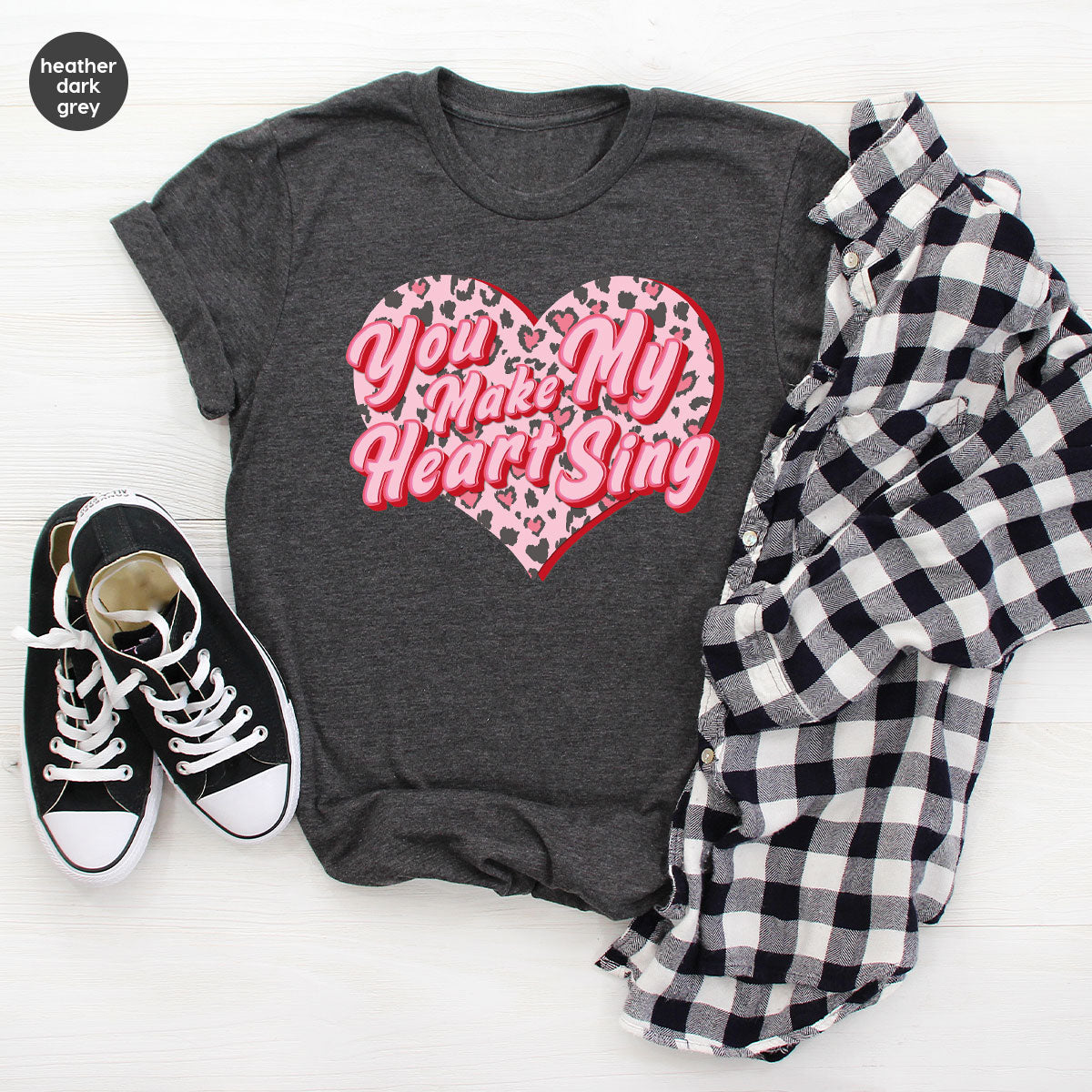 You Make My Heart Sing Shirt, Valentine's Day Romantic Gift product image 66