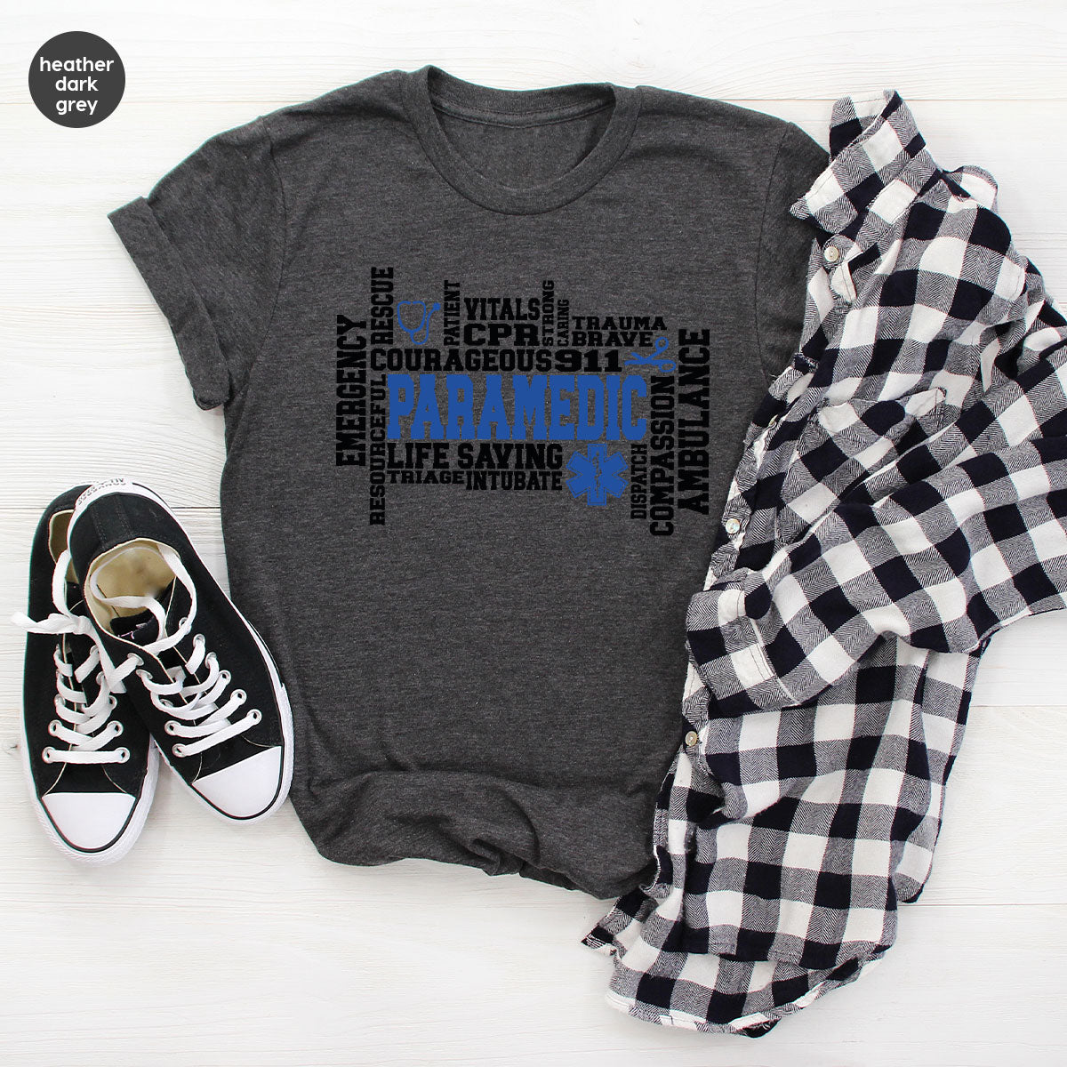 Paramedic T-Shirt, Ambulance Shirt, Life Saver Gift For product image 61