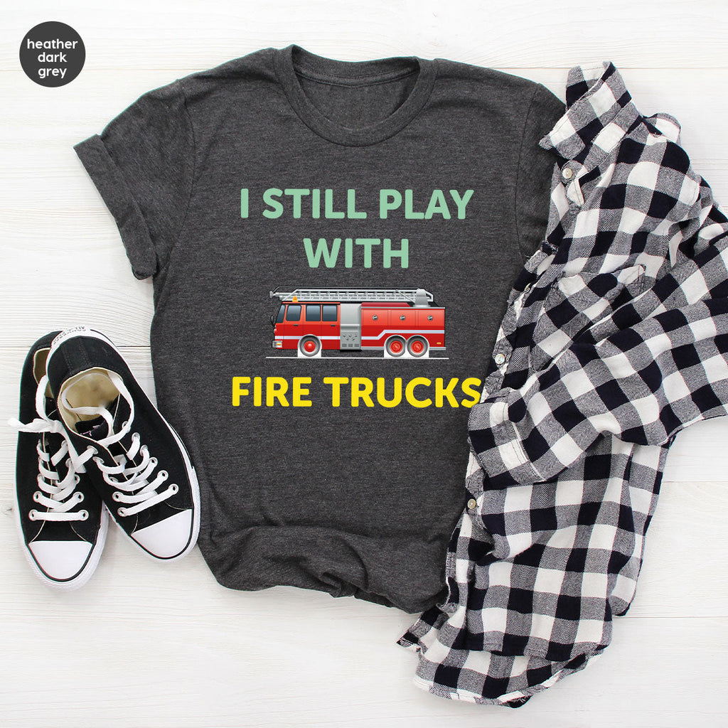 Fire Truck Shirt, Funny Fighter T-Shirt, Fireman Tee product image 68