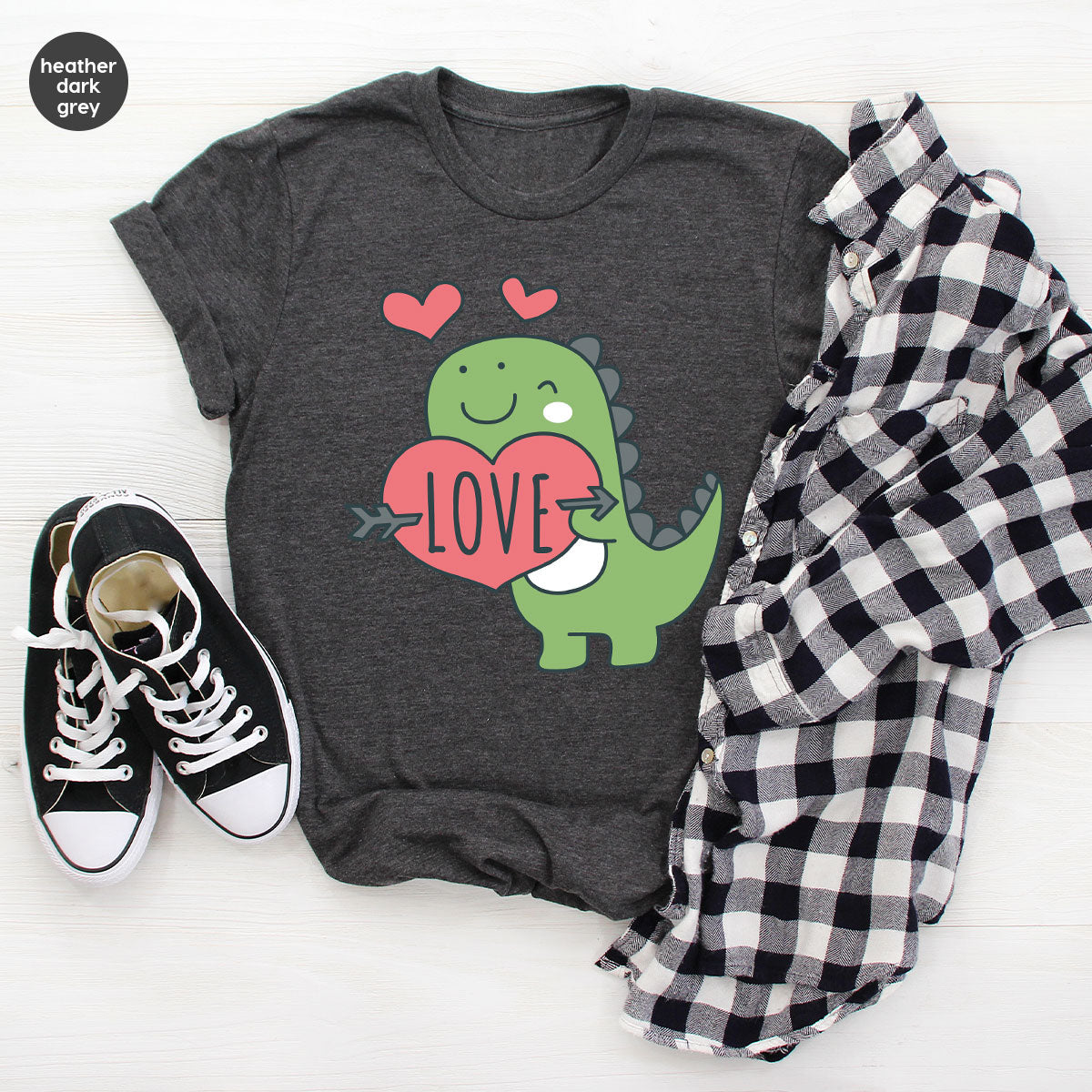 Love Shirt, Lovely Dinosaur Valentine's Day Special For product image 52
