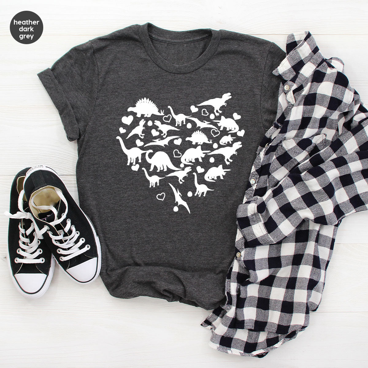 Dinosaur Shirt, Valentine T-Shirt, 2023 Gift product image 59