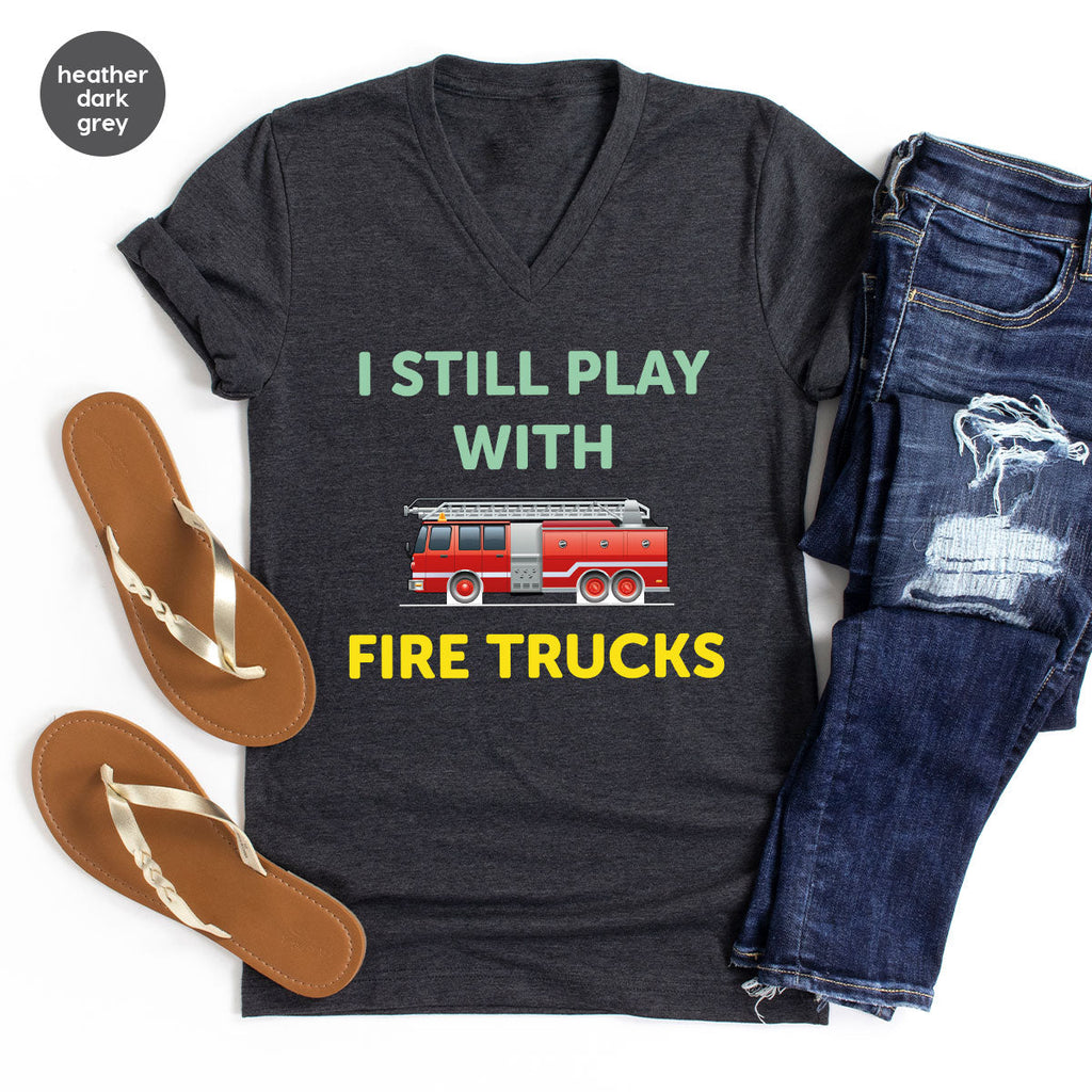 Fire Truck Shirt, Funny Fighter T-Shirt, Fireman Tee product image 69