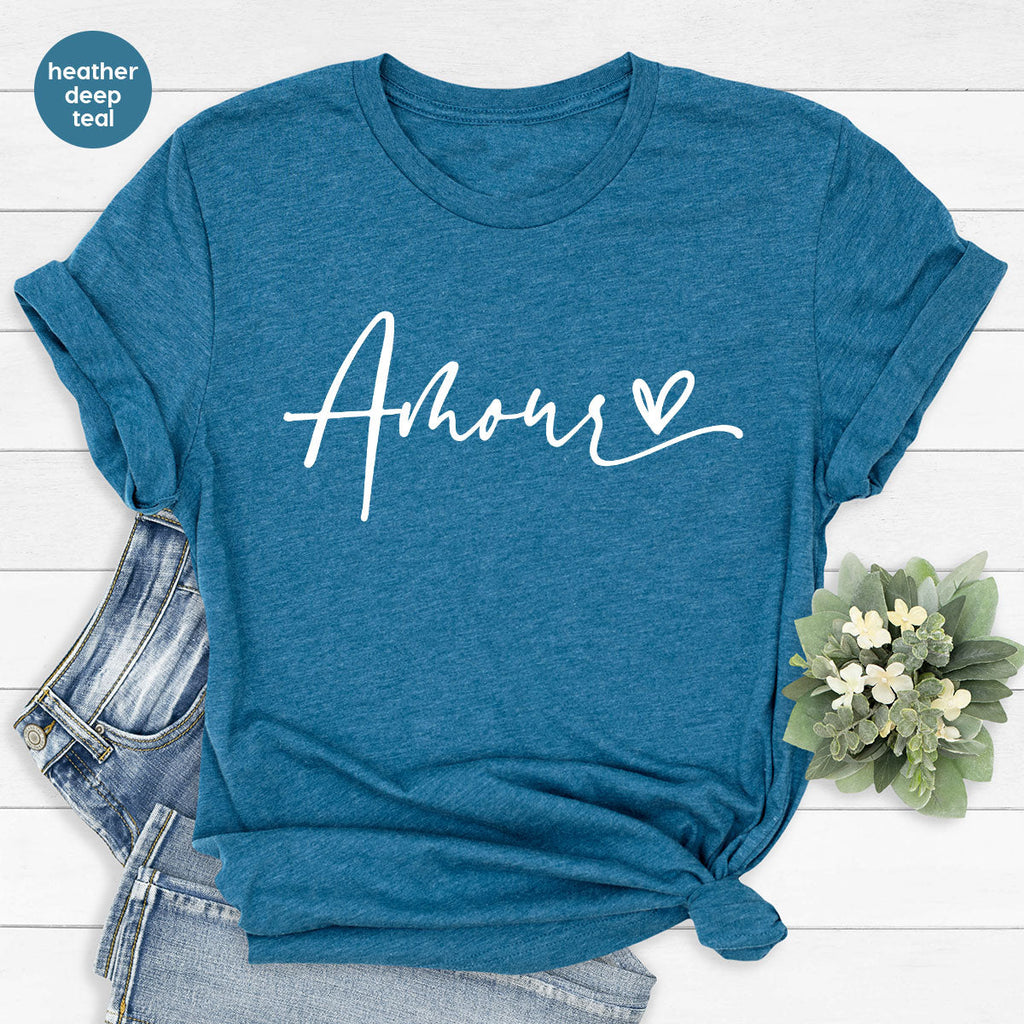 Among T-Shirt, Love Shirt, Heart Valentine's Tee product image 68