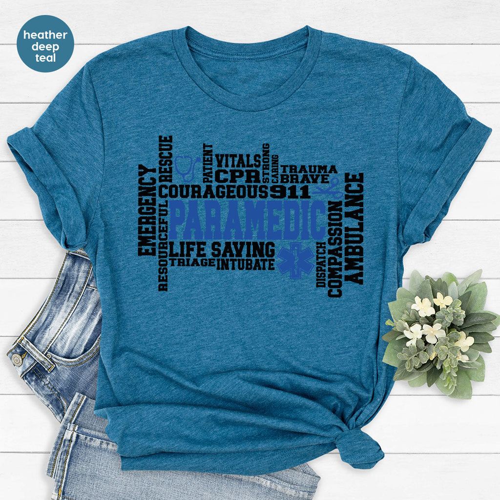 Paramedic T-Shirt, Ambulance Shirt, Life Saver Gift For product image 63