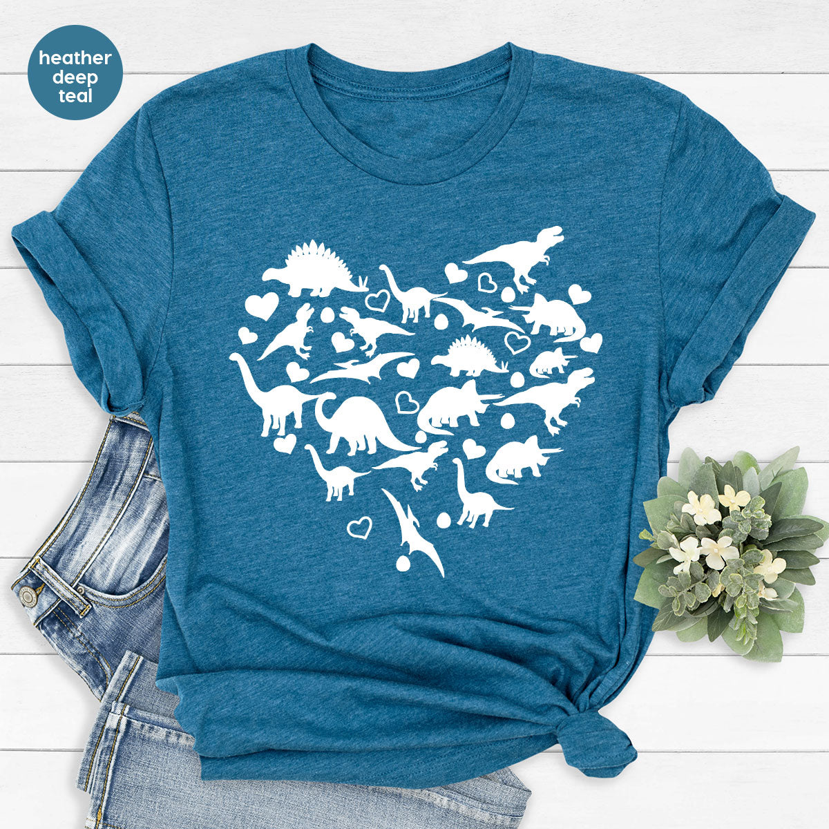 Dinosaur Shirt, Valentine T-Shirt, 2023 Gift product image 61