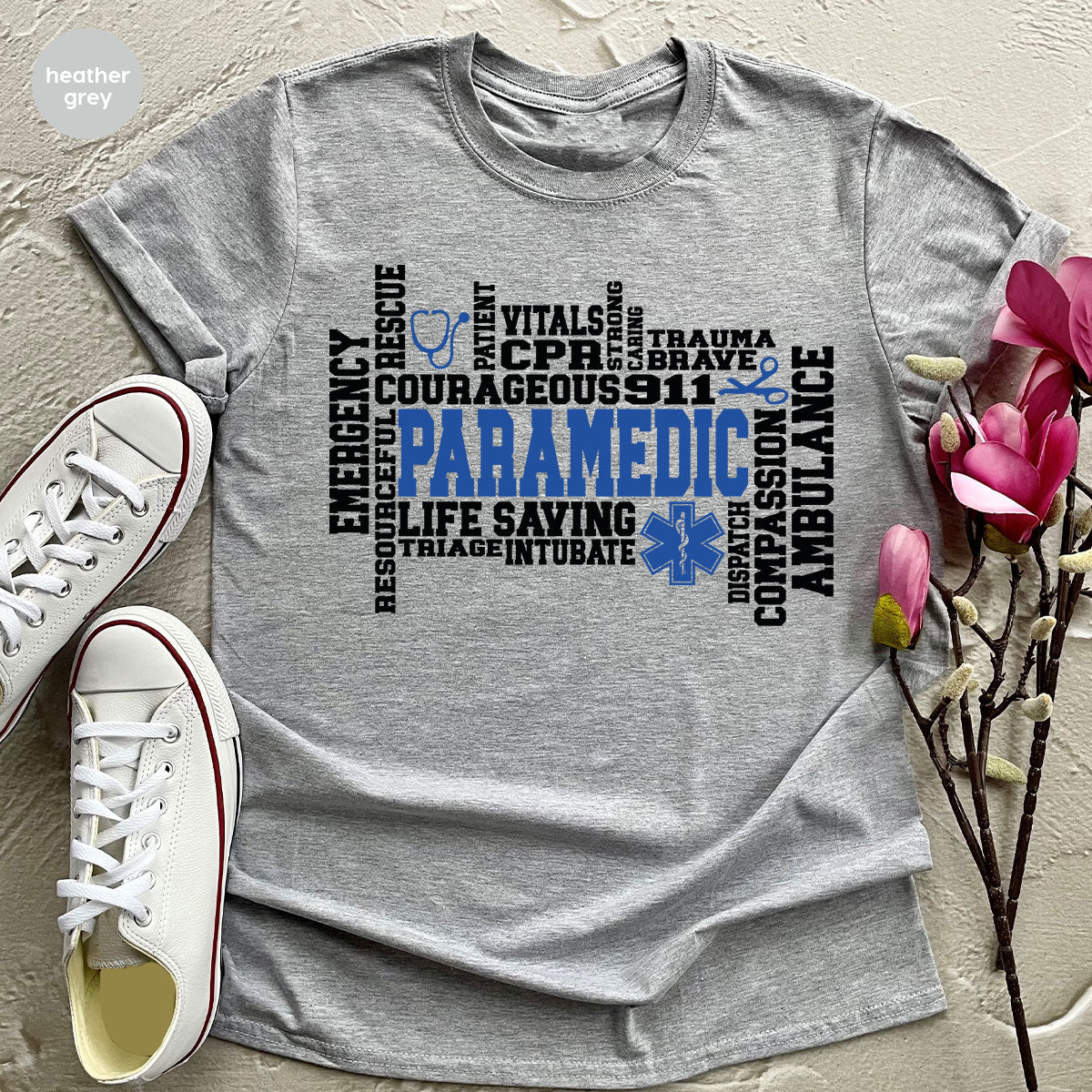 Paramedic T-Shirt, Ambulance Shirt, Life Saver Gift For product image 65