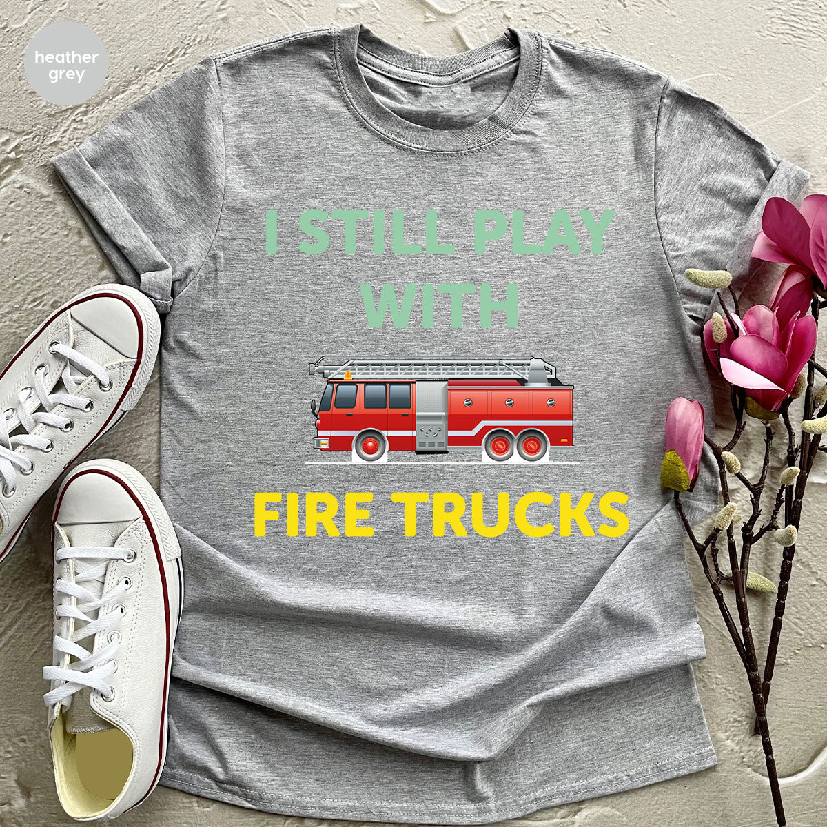 Fire Truck Shirt, Funny Fighter T-Shirt, Fireman Tee product image 71