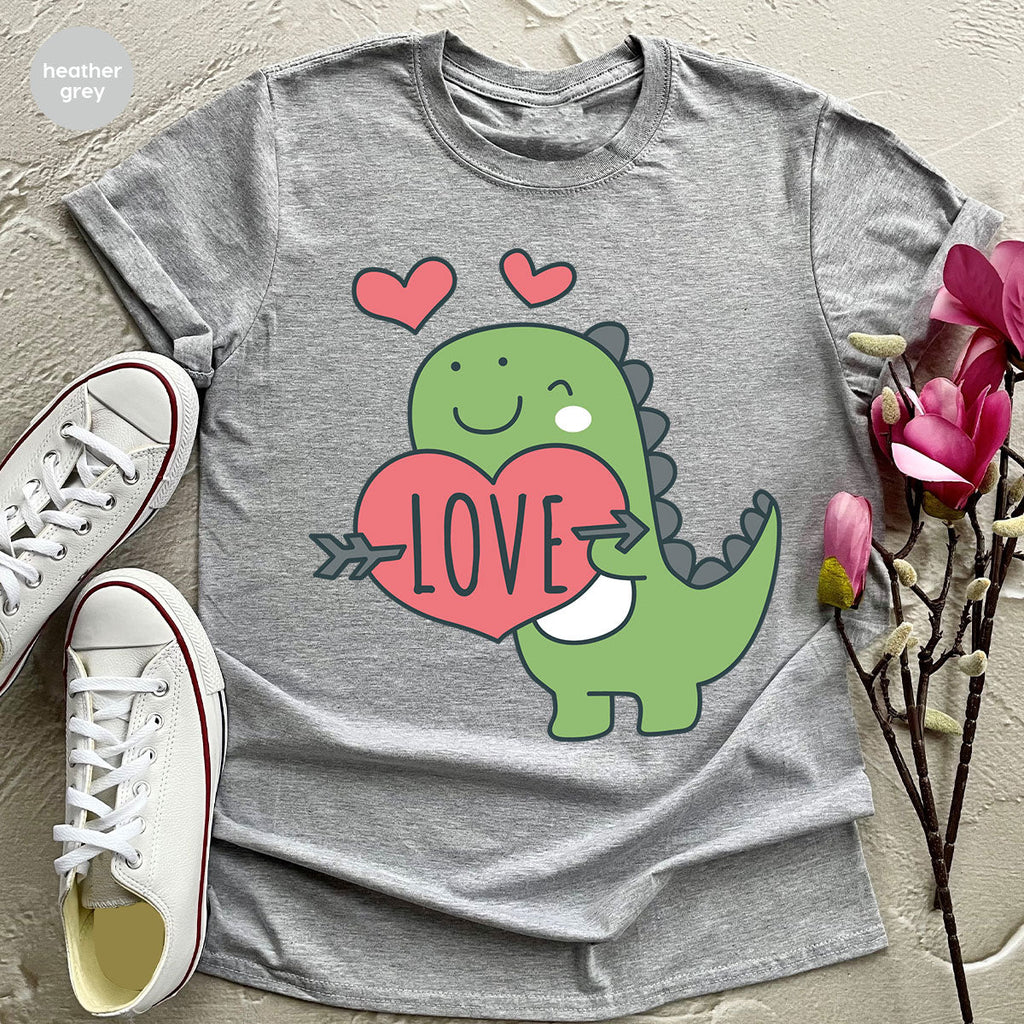 Love Shirt, Lovely Dinosaur Valentine's Day Special For product image 55