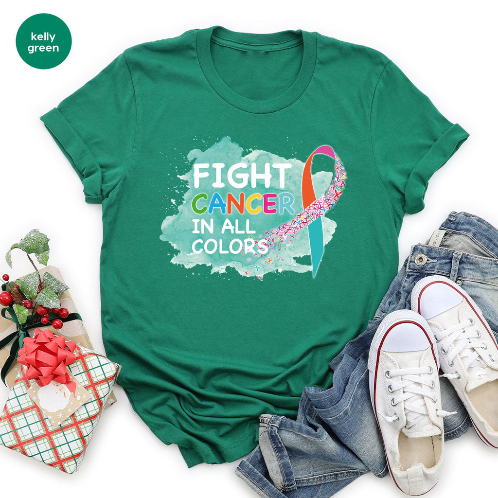 Fight Against Cancer Shirt, Warrior T-Shirt, With All Colors product image 60