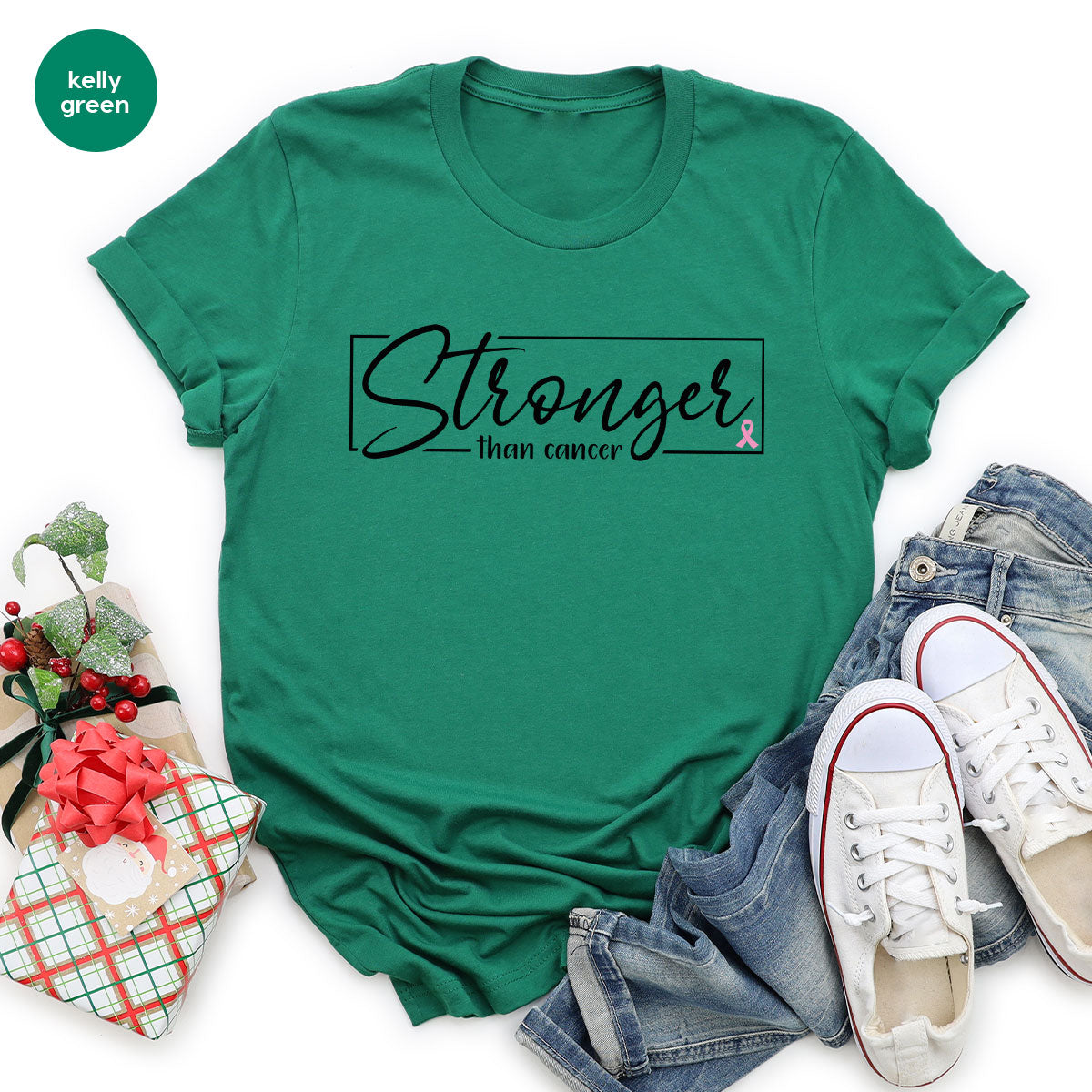 Stronger Than Cancer T-Shirt, Support Shirt, Warrior Tee product image 9