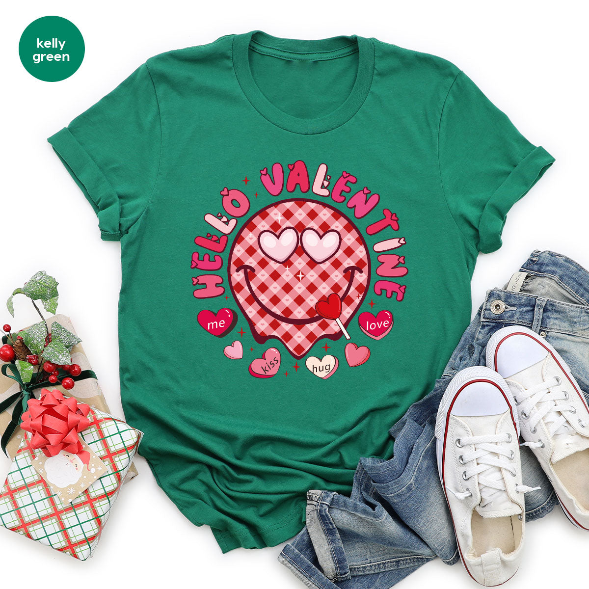 Hello Valentine Shirt, Valentine's Day Love Gift for My product image 56