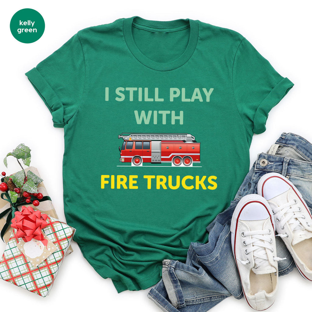 Fire Truck Shirt, Funny Fighter T-Shirt, Fireman Tee product image 73